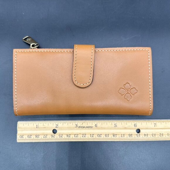 Patricia Nash Purse Leather Crossbody Bag Wallet Set Hazelnut Tan Handbag - Picture 16 of 16